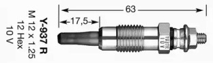 Свеча накаливания (NGK: 5148)